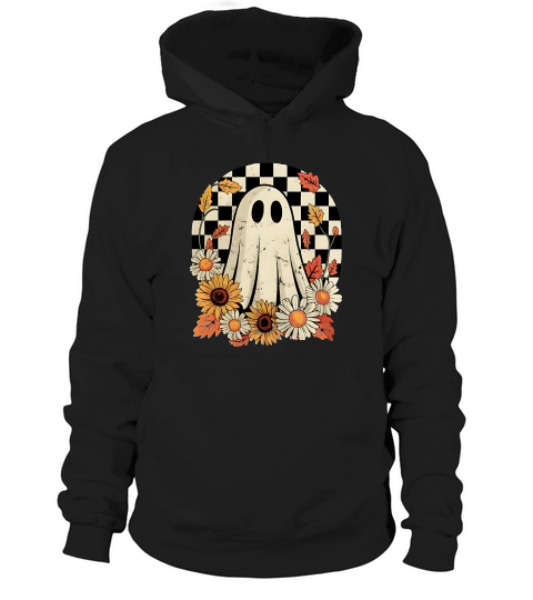 Halloween Fall Ghost,Girly Ghost Hoodie Unisex