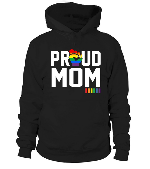 Proud Mom Gay Pride Month LGBTQ shirt - Ladies Flowy Tank Hoodie Unisex