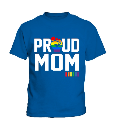 Proud Mom Gay Pride Month LGBTQ shirt - Ladies Flowy Tank Kids T-Shirt