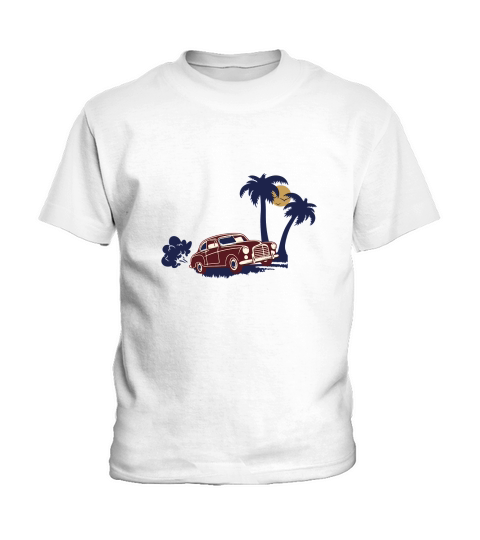 Retro Vintage Car Kids T-Shirt