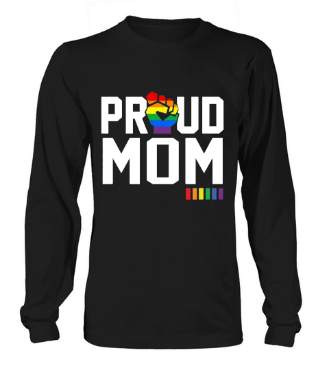 Proud Mom Gay Pride Month LGBTQ shirt - Ladies Flowy Tank Long sleeved Unisex