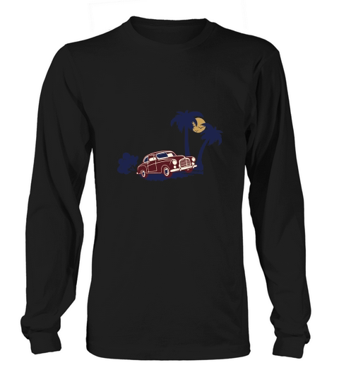 Retro Vintage Car Long sleeved Unisex