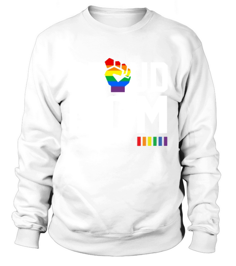 Proud Mom Gay Pride Month LGBTQ shirt - Ladies Flowy Tank Sweatshirt Unisex