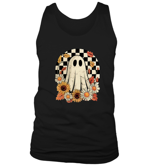 Halloween Fall Ghost,Girly Ghost Tank Top Unisex