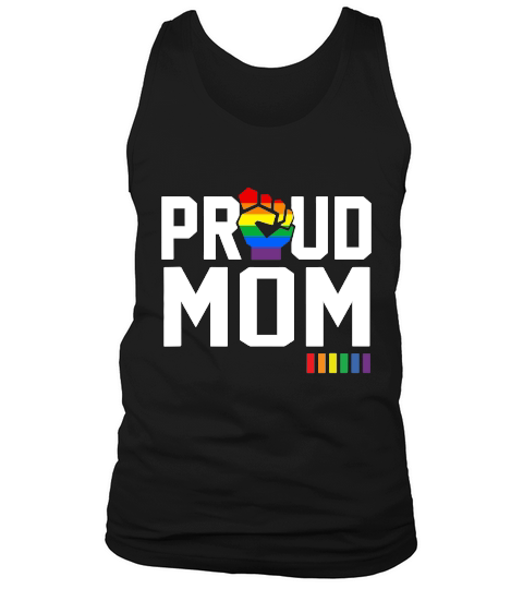 Proud Mom Gay Pride Month LGBTQ shirt - Ladies Flowy Tank Tank Top Unisex