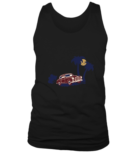 Retro Vintage Car Tank Top Unisex
