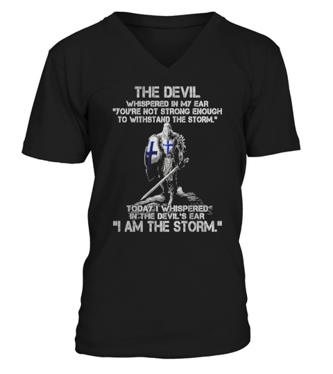 I AM THE STORM - KNIGHTS TEMPLAR V-Neck T-shirt