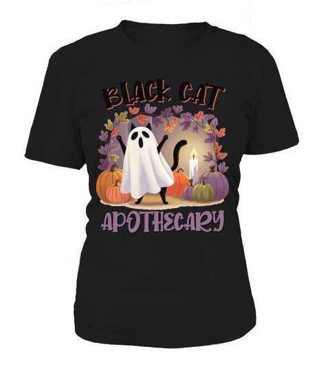 Sublimation Black Cat Apothecary Women's T-Shirt