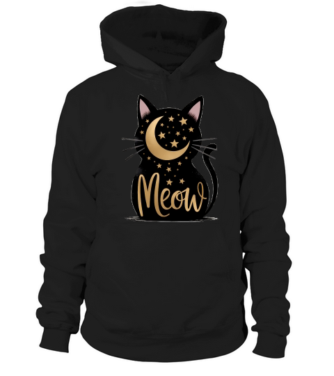 Meow Cat Mom Sublimation Halloween Hoodie Unisex