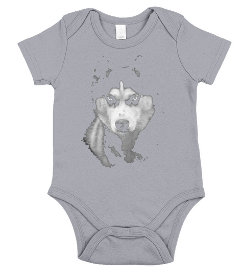 SIBERIAN HUSKY CLOTHING Short Sleeve Baby One-Piece