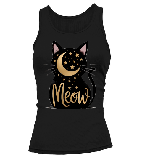 Meow Cat Mom Sublimation Halloween Tank top Woman