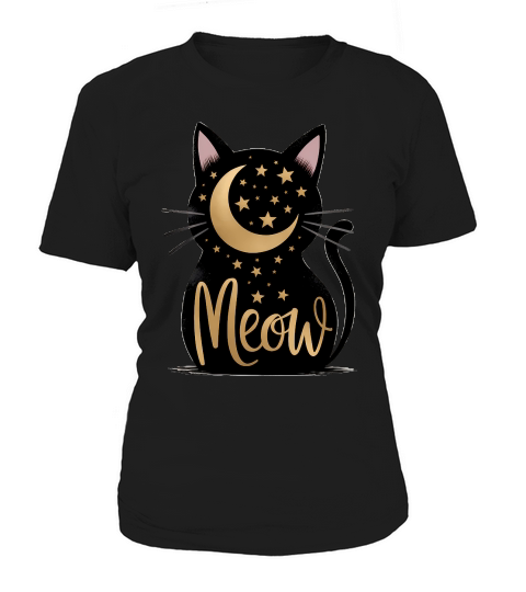 Meow Cat Mom Sublimation Halloween Women's T-Shirt
