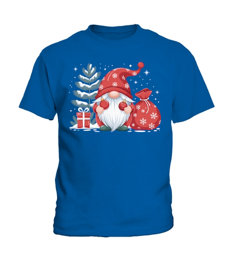 Christmas Gnomes Cute Sublimation Kids T-Shirt