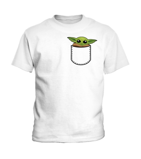 Pocket Baby Yoda Kids T-Shirt