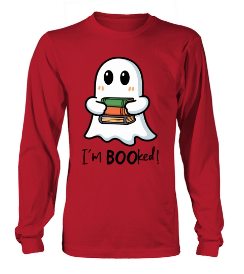 I’m Booked Halloween Boo Sublimation Long sleeved Unisex