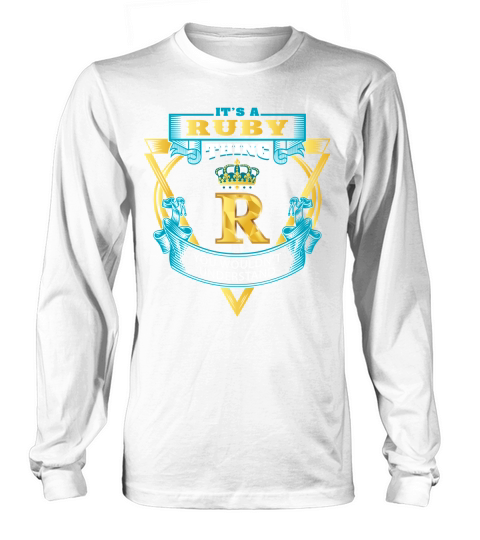 Its a ruby thing you wouldnt understand Long sleeved Unisex