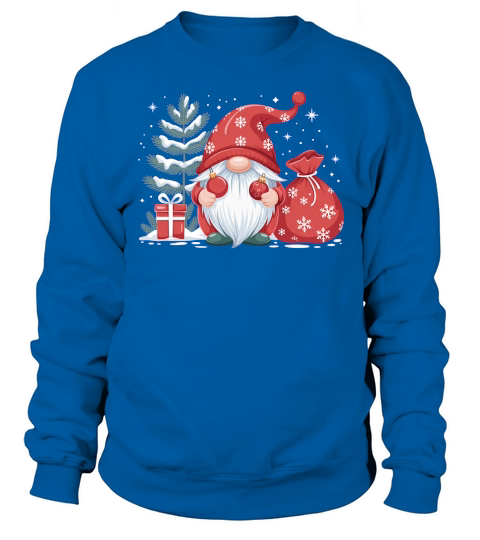 Christmas Gnomes Cute Sublimation Sweatshirt Unisex