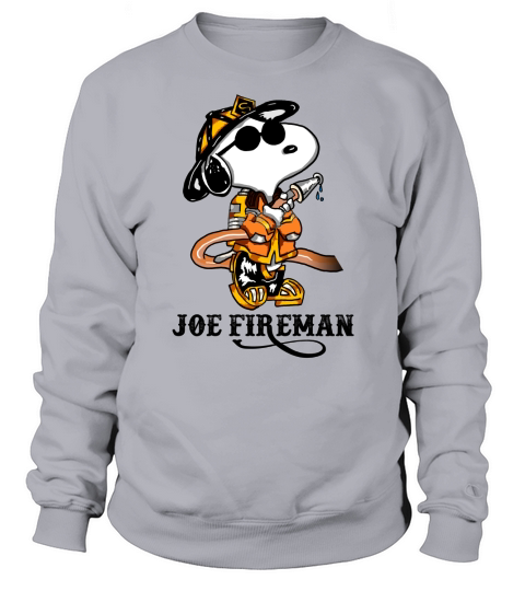JOE FIREMAN SNOOPY Sweatshirt Unisex