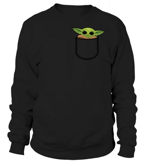 Pocket Baby Yoda Sweatshirt Unisex