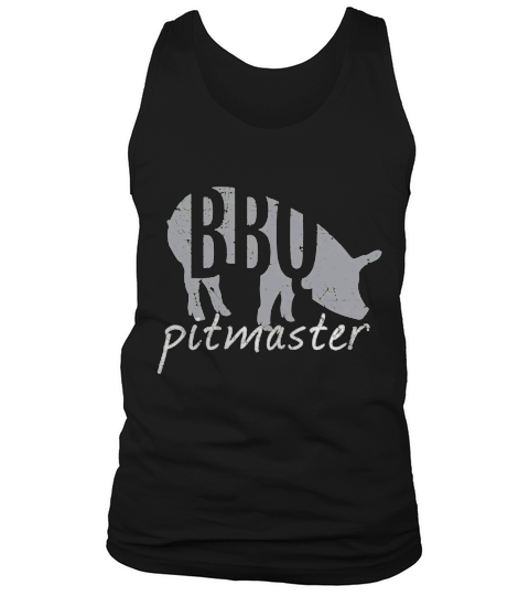 BBQ Pitmaster T Shirt, Pig Grilling Grill Father Day Gift Tank Top Unisex