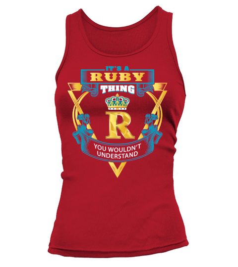 Its a ruby thing you wouldnt understand Tank top Woman