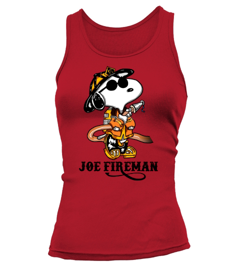 JOE FIREMAN SNOOPY Tank top Woman