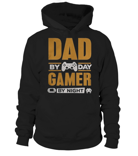 Dad By Day Gamer Hoodie Unisex