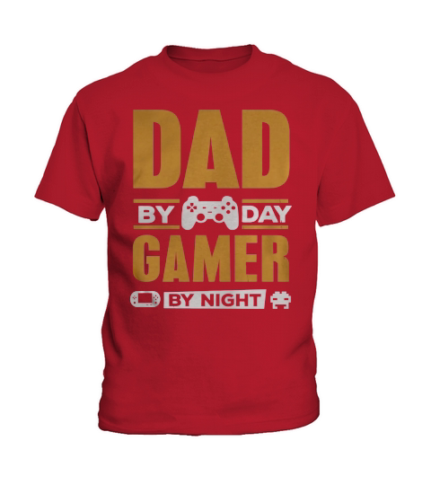 Dad By Day Gamer Kids T-Shirt