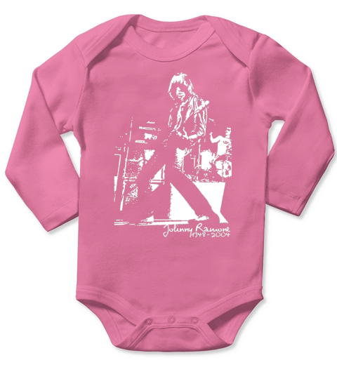 Johnny Ramone Fan Long Sleeve Baby One-Piece