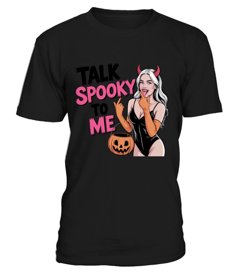 Talk Spooky to Me Girl, Girl Halloween T-Shirt Unisex