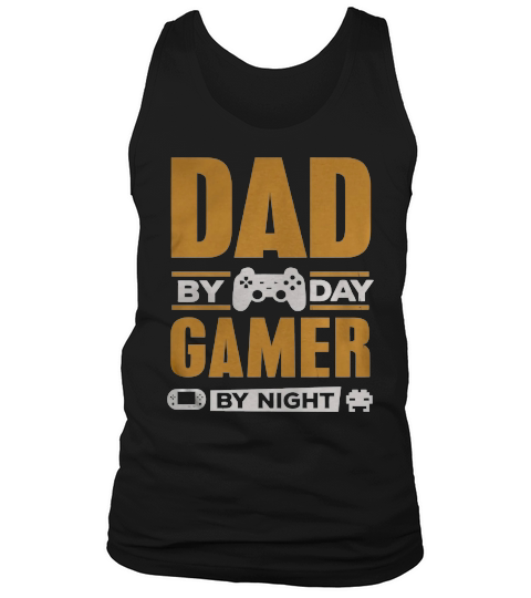 Dad By Day Gamer Tank Top Unisex