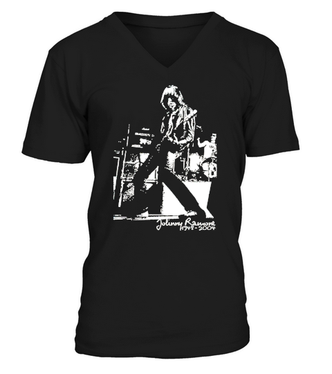 Johnny Ramone Fan V-Neck T-shirt