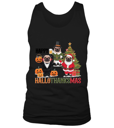 Festive Celebrate Hallothanksmas Tank Top Unisex