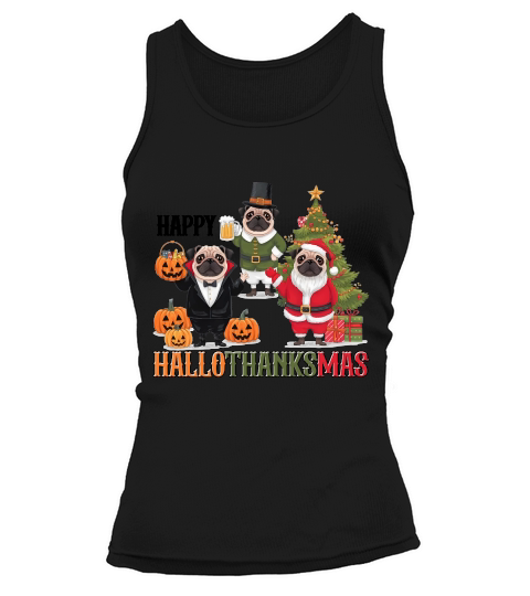 Festive Celebrate Hallothanksmas Tank top Woman