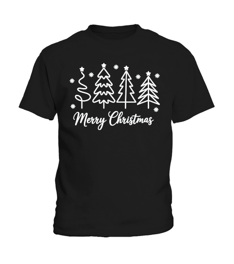 Christmas Tree Sublimation, Holiday Kids T-Shirt