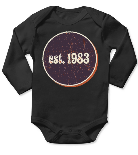 Vintage 1983 Long Sleeve Baby One-Piece