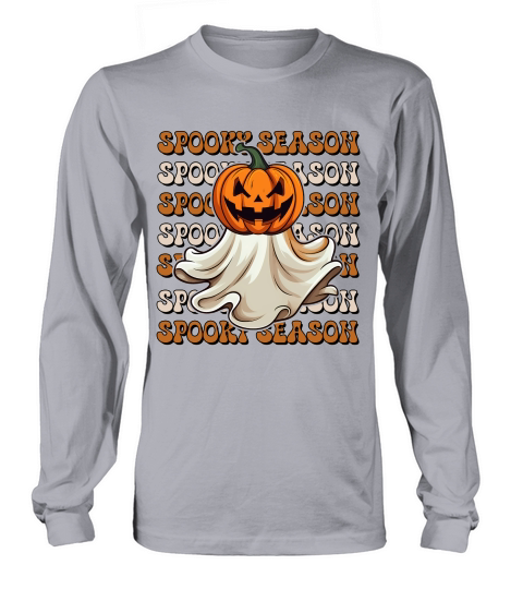 Spooky Season Halloween Boo Long sleeved Unisex