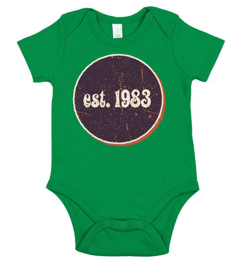 Vintage 1983 Short Sleeve Baby One-Piece