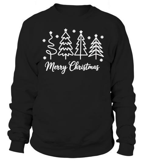 Christmas Tree Sublimation, Holiday Sweatshirt Unisex