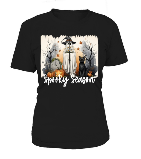 Spooky Season   White Halloween Women's T-Shirt