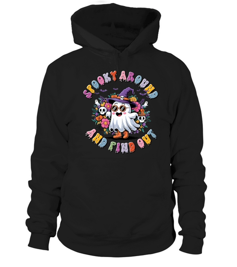 Funky Halloween Spooky Crew Hoodie Unisex