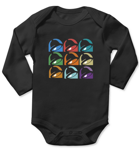 Taco bell colorfull Long Sleeve Baby One-Piece