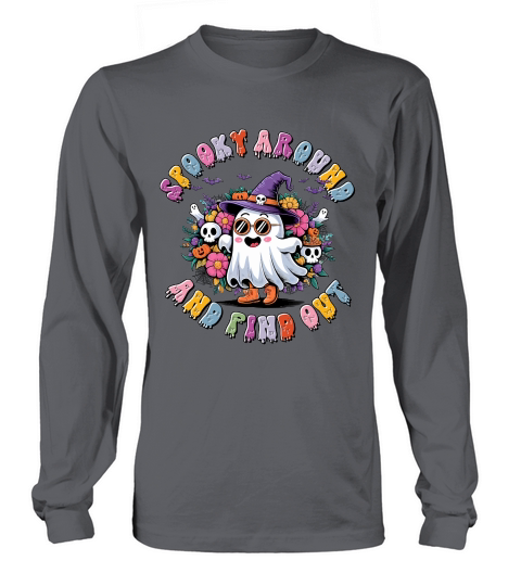 Funky Halloween Spooky Crew Long sleeved Unisex