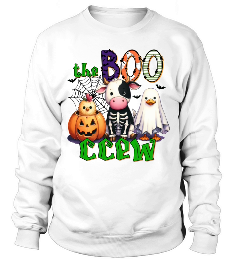 The Boo Crew Halloween Farm Animals Sweatshirt Unisex