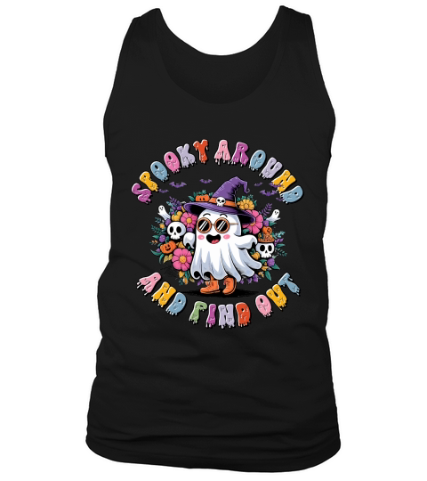 Funky Halloween Spooky Crew Tank Top Unisex