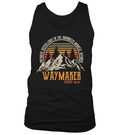 Waymaker Promise Keeper Miracle Worker Tank Top Unisex