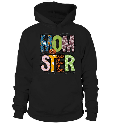Momster Halloween Mama Spooky Season Hoodie Unisex
