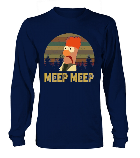 Meep Meep The Muppet Show And Beaker Long sleeved Unisex