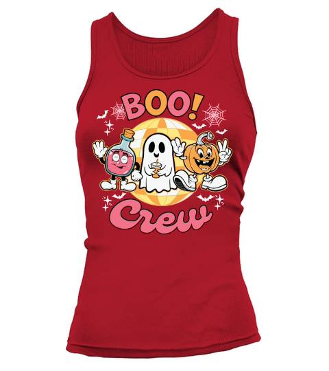 Boo Crew Halloween Spooky Retro Tank top Woman
