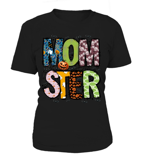 Momster Halloween Mama Spooky Season Women's T-Shirt
